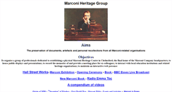 Desktop Screenshot of marconiheritage.org